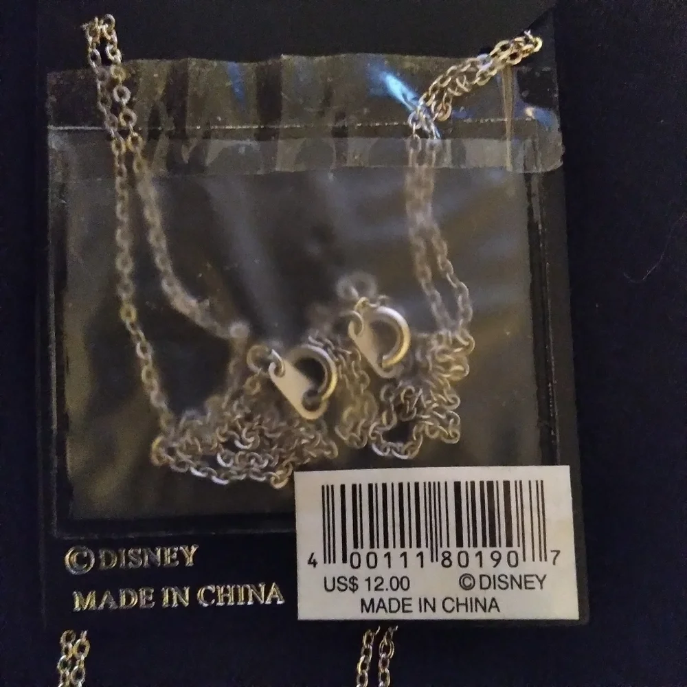 Kids silver tone Disney necklace lot